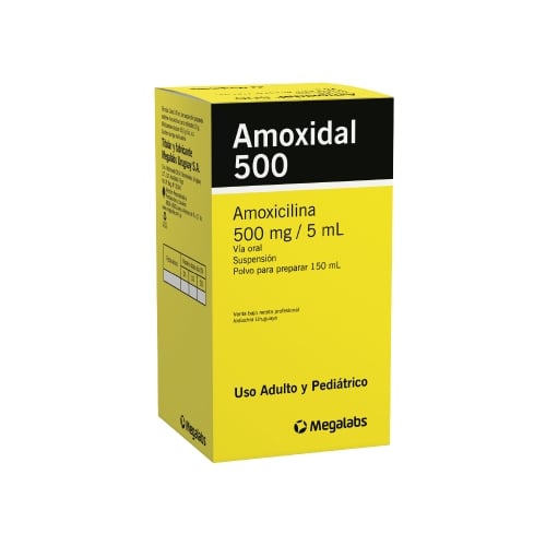 Amoxidal 500 Mg Suspensión 150 Ml