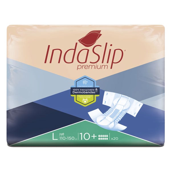 Pañales Para Adultos Indaslip Premium Talle L 20 Unidades