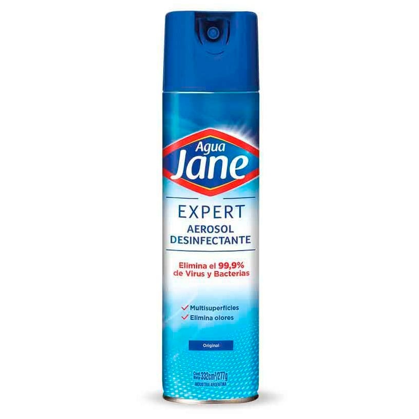 Desinfectante En Aerosol Agua Jane Original 332 Ml