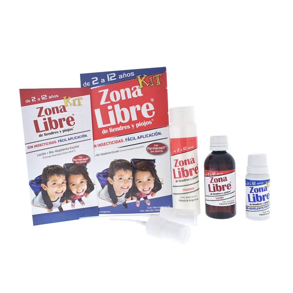 Pack Piojicida Zona Libre Loción 60 Ml + Bio-repelente 20 Ml
