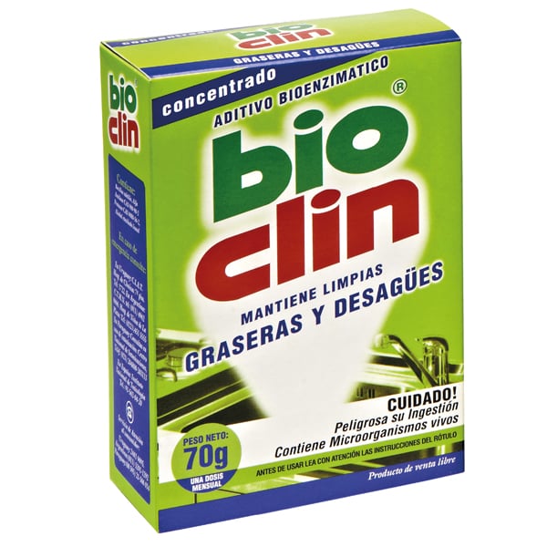 Limpiador Bioclin Graseras Y Desagües 70 G