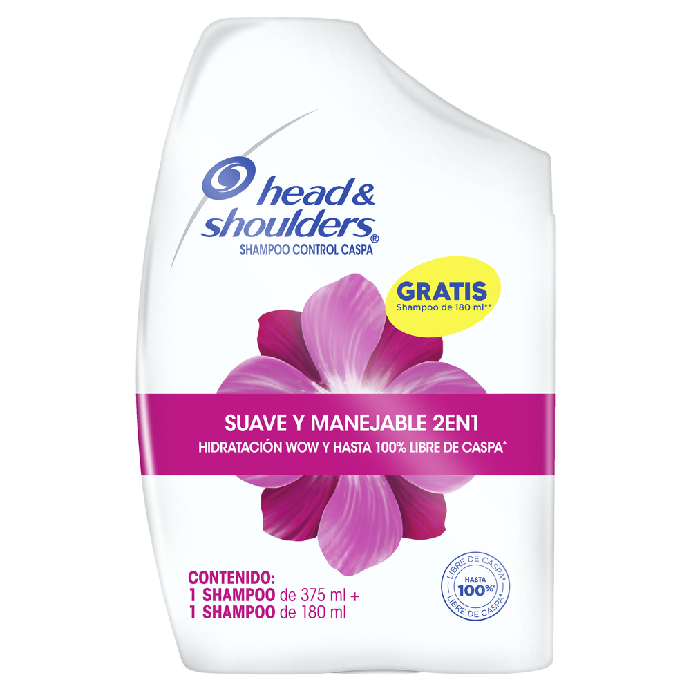 Shampoo Head & Shoulders 2en1 375 Ml + Shampoo 180 Ml