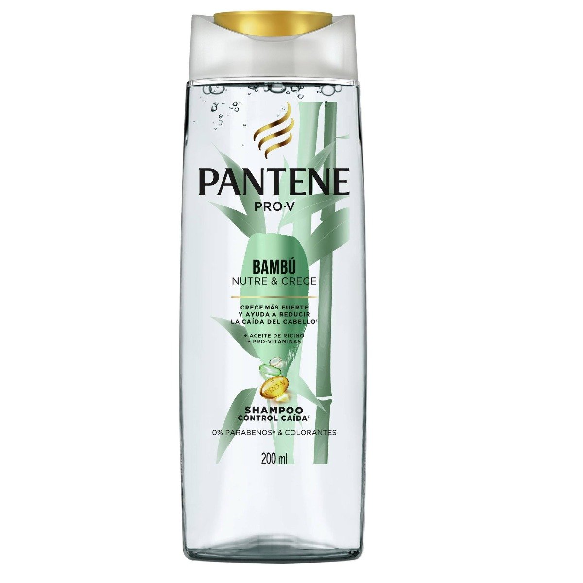 Shampoo Pantene Bambú Nutre & Crece 200 Ml