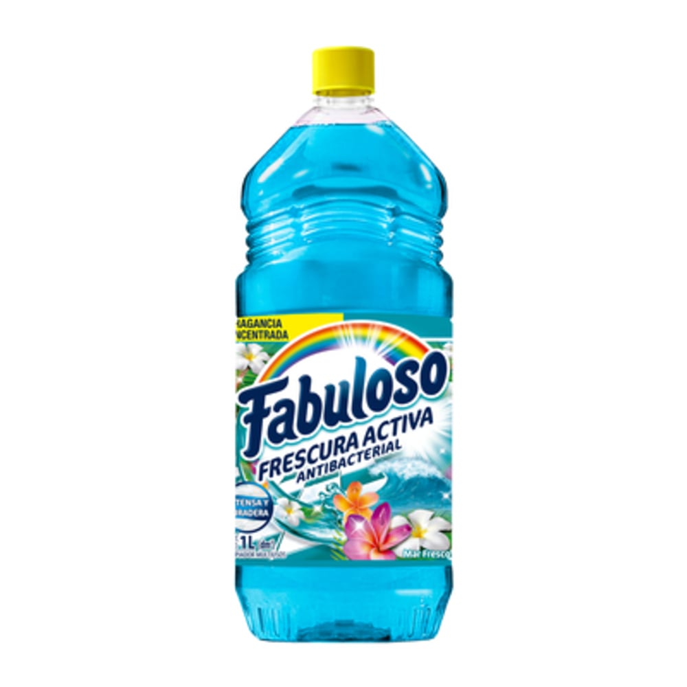 Limpiador Líquido Fabuloso Mar Fresco Antibacterial 1 L