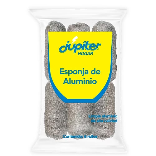 Esponja De Limpieza Júpiter Aluminio 6 Unidades