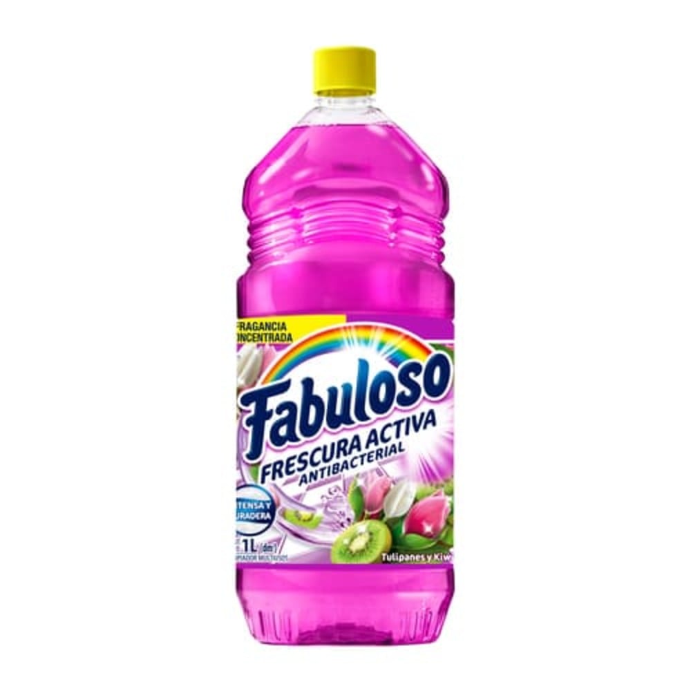 LIMPIADOR FABULOSO TULIPANES Y KIWI 1L