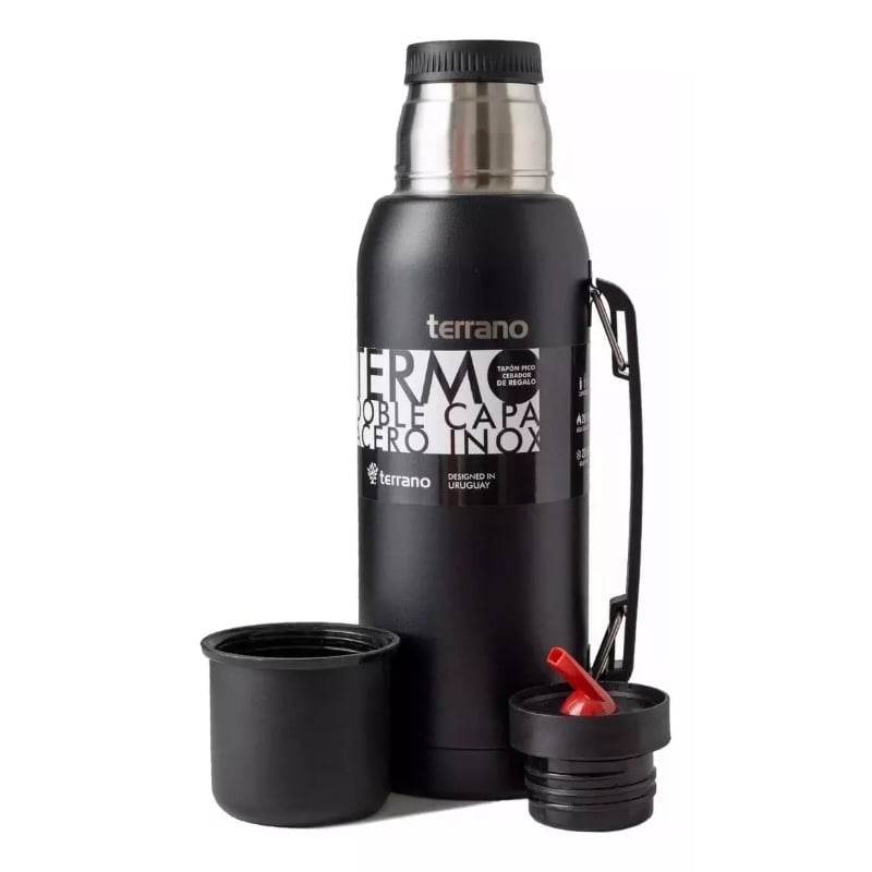 Termo Terrano Premium Negro 1 L