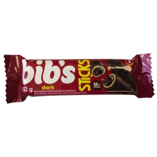 Sticks Bib's Chocolate Amargo 32 G