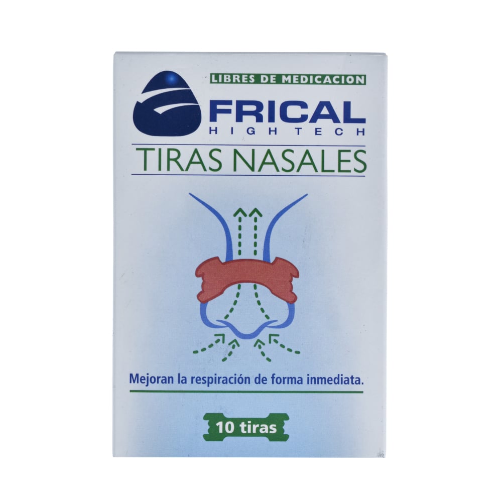 Tiras Nasales Nasal Strip Frical 10 Unidades