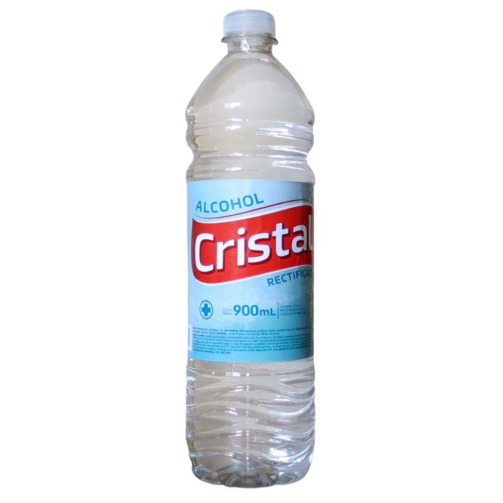 Alcohol Cristal Rectificado 900 Ml