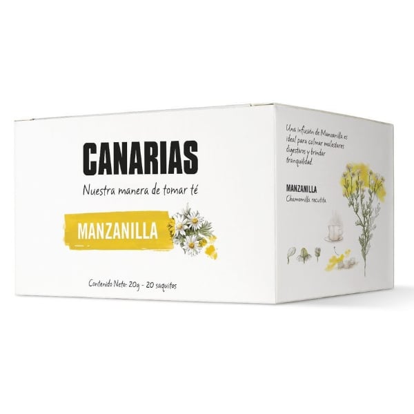 TE CANARIAS MANZANILLA X20 SOBRES