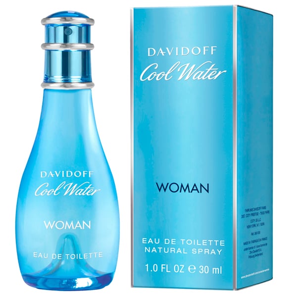 Perfume Cool Water Dama Davidoff Edt 30 Ml