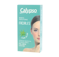 BANDAS DEPILATORIAS CALYPSO FACIAL VEGETAL