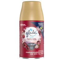 Repuesto Aromatizante De Ambientes Automático Glade Placer Floral Y Frutos Rojos 175 G