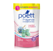 Repuesto De Perfumador De Ropa Poett Fraganza Suavidad De Bebé 250 Ml 