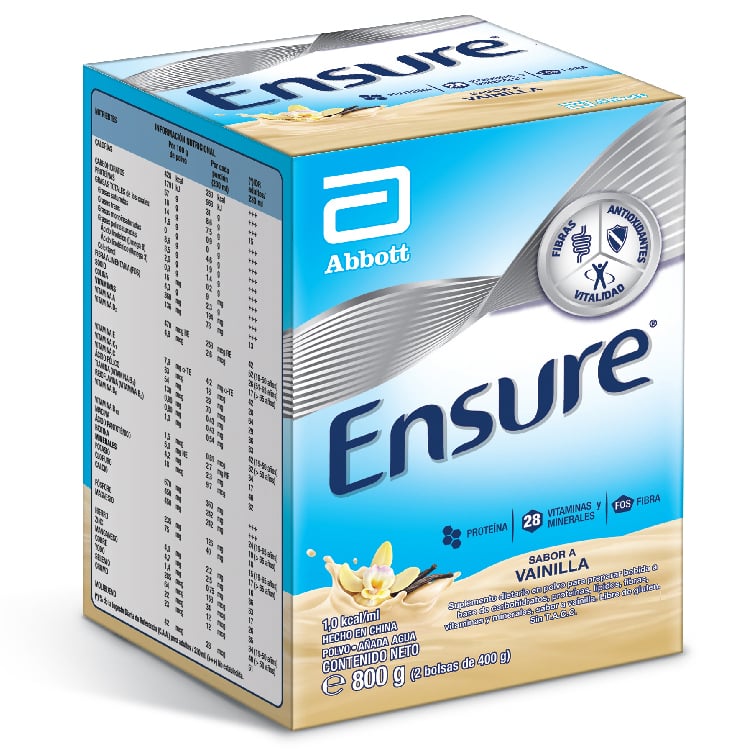 Complemento Ensure Polvo Vainilla 800 G