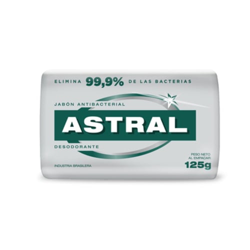 Jabón En Barra Astral Protex Plata 125 G