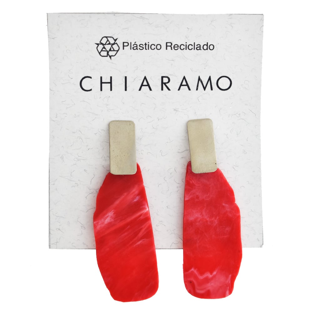 Aros Chiaramo Aurora Rojo