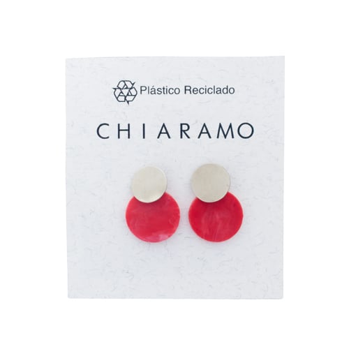 Aros Chiaramo Rose Rojo