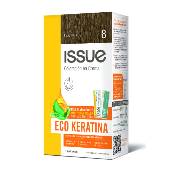 TINTA ISSUE KERATINA KIT N.8