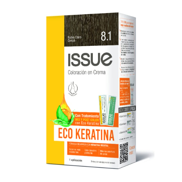 TINTA ISSUE KERATINA KIT N.8.1