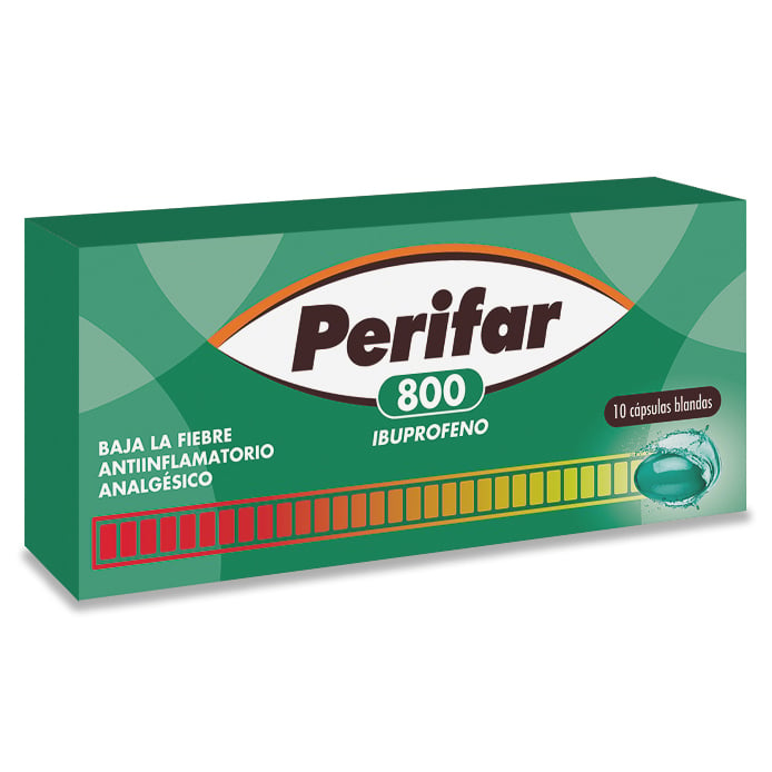 Perifar 800 Mg 10 Cápsulas Blandas