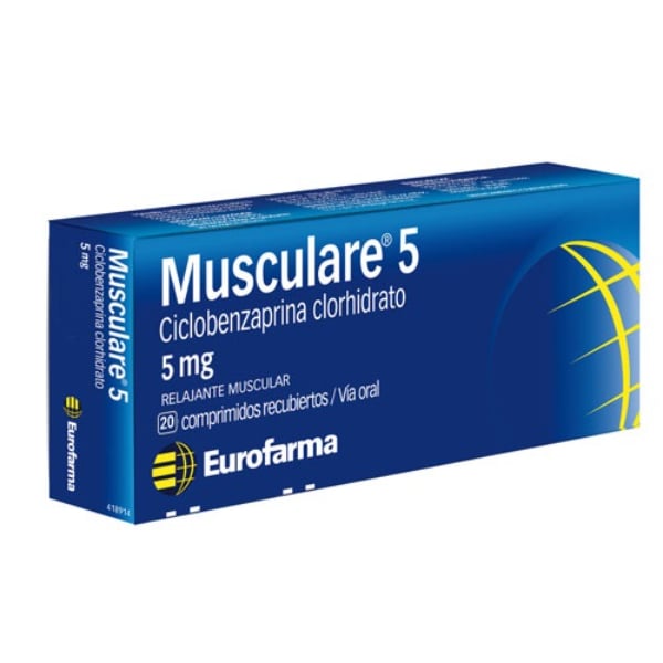 Musculare 5 Mg 20 Comprimidos