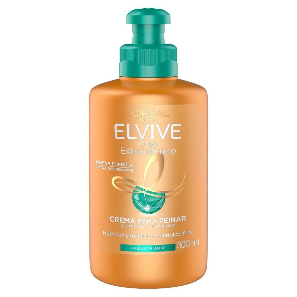 Crema Para Peinar Elvive Rizos 300 Ml