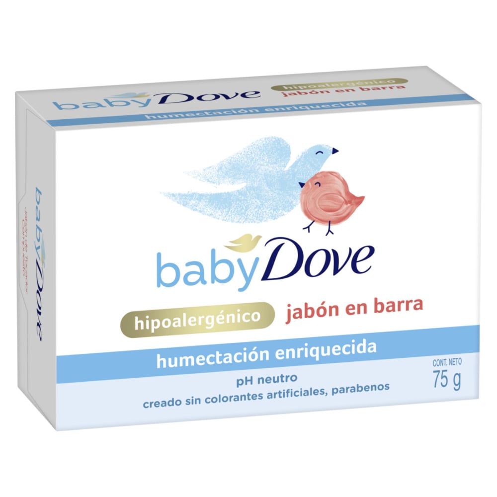 Jabón En Barra Dove Baby Humectación Enriquecida Para Bebé 75 G