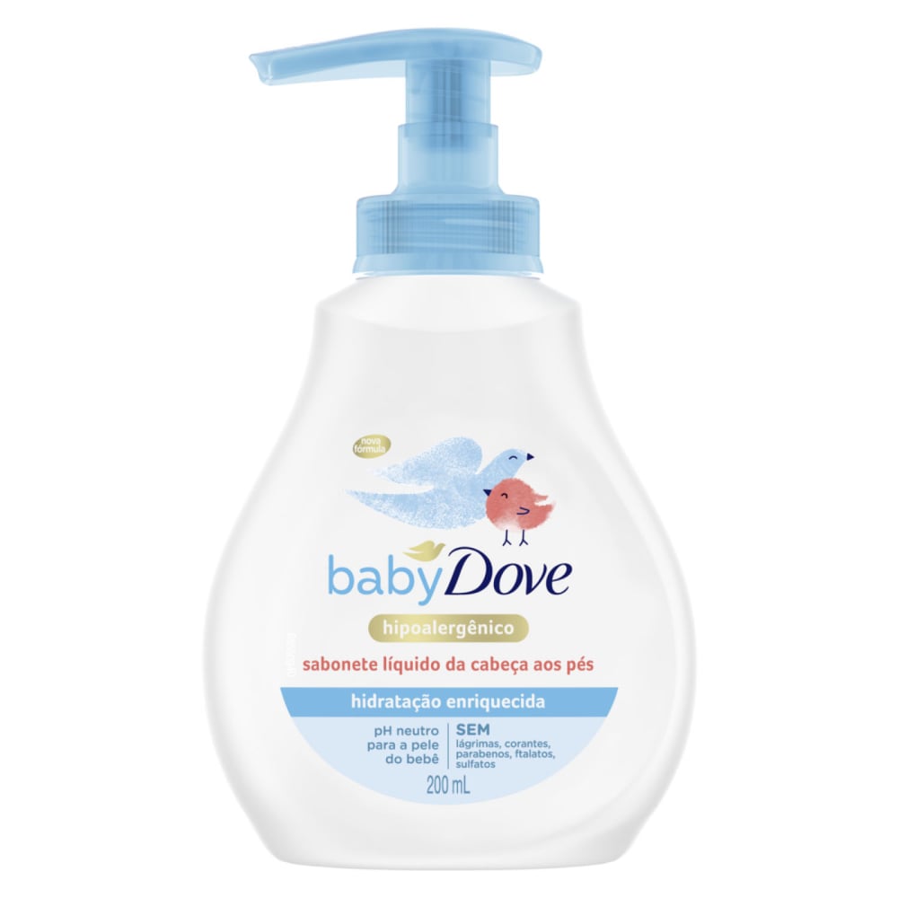 JABÓN LÍQUIDO DOVE BABY HUMECTACION ENRIQUECIDA 200ML