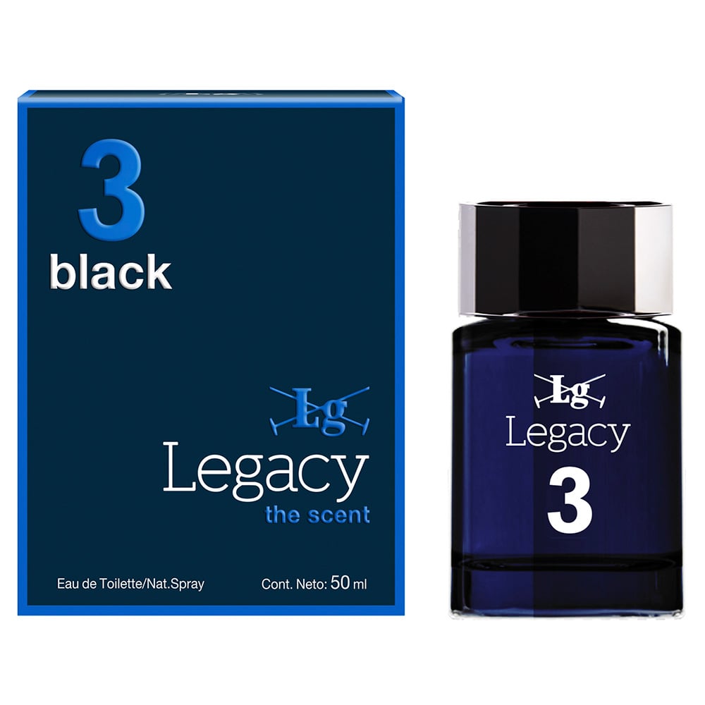 PERFUME EDT LEGACY 3 BLACK 50 ML