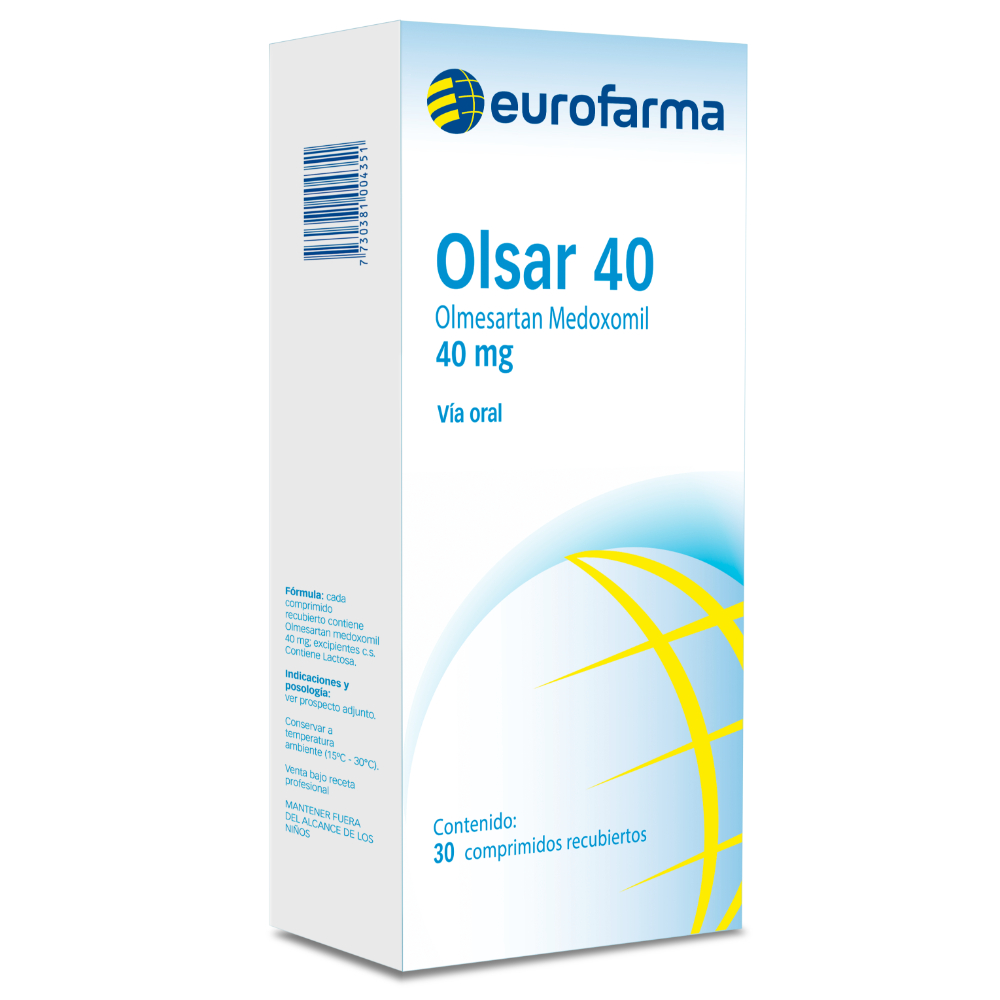 Olsar 40 Mg 30 Comprimidos