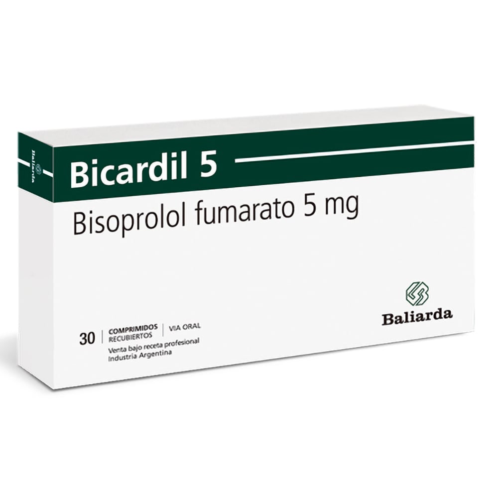 Bicardil 5 Mg 30 Comprimidos