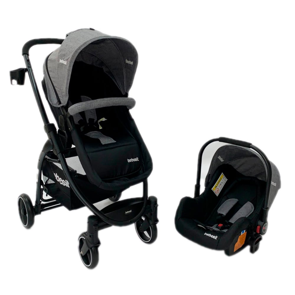 Coche Bebesit Travel System Alfa Gris