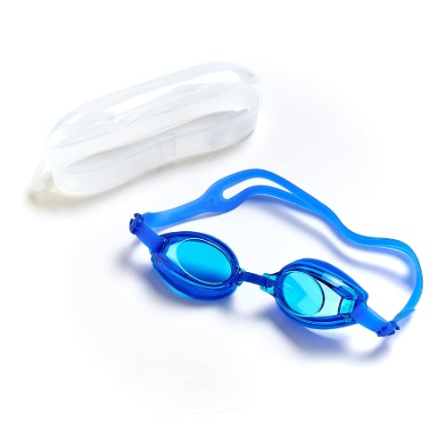 Lentes De Natación Farma Fitness Para Adulto Azul