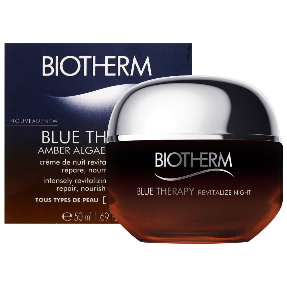 Crema Biotherm Amber Algae Revitalize Facial Noche 50 Ml