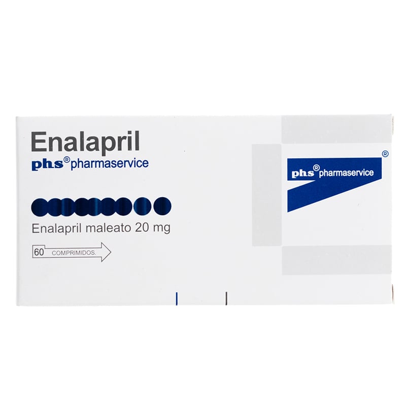 Enalapril Phs 20 Mg 60 Comprimidos