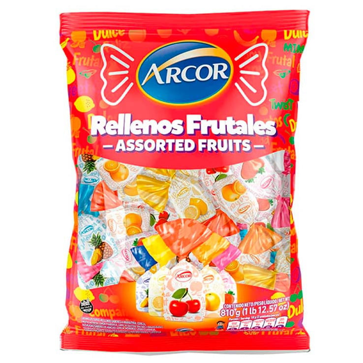 Caramelos Arcor Rellenos Frutales 150g