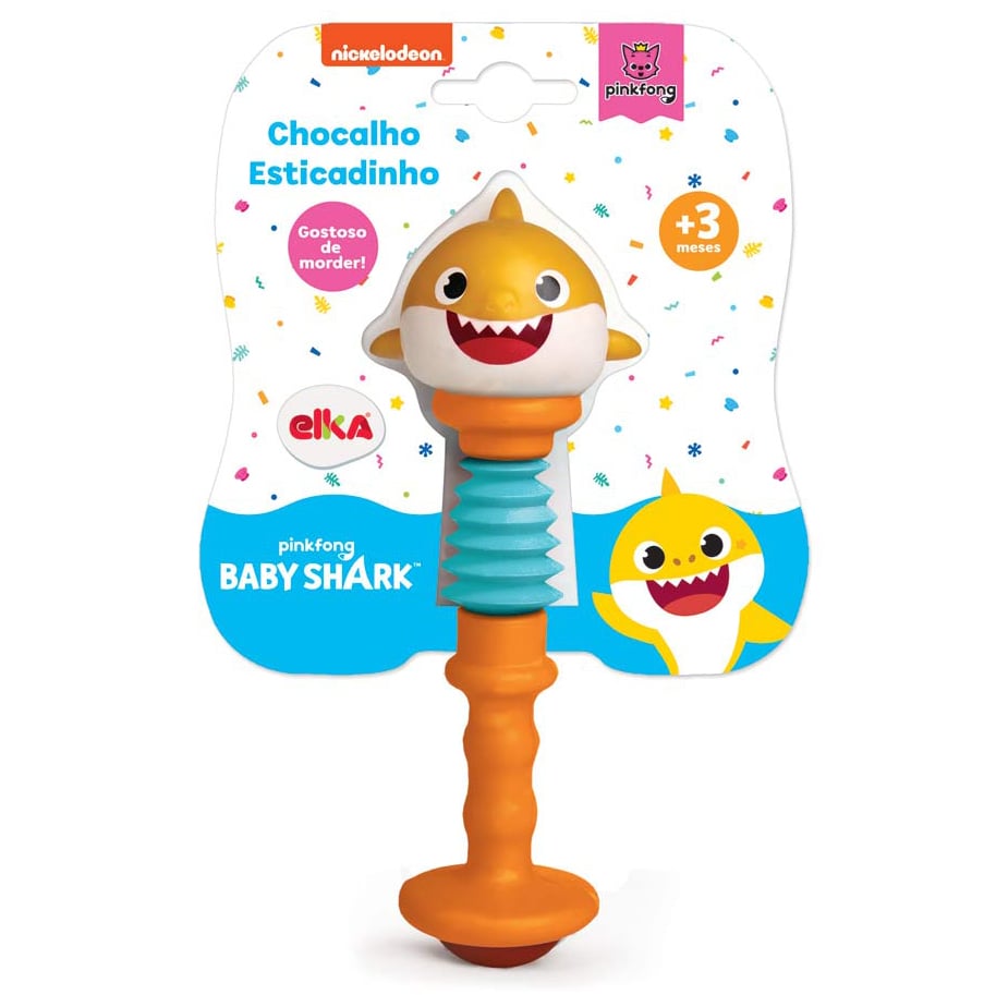 Sonajero Baby Shark Estirado +3 Meses