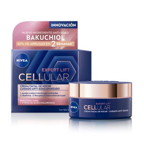 Crema Nivea Cellular Lift Facial De Noche 50 Ml