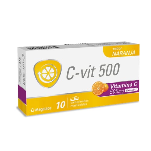 C VIT 500 MG 10 COMPRIMIDOS