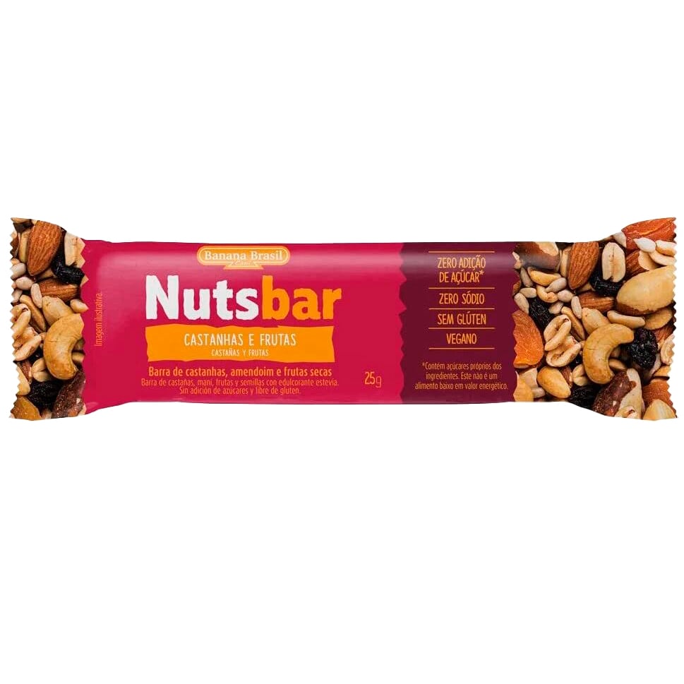 Barra Nutsbar Castañas Y Fruta 25 G