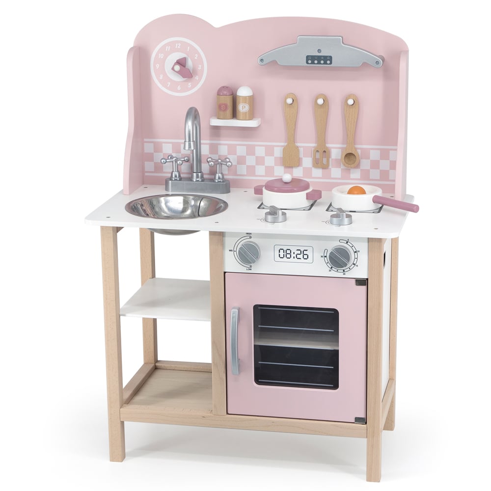 Cocina Infantil Polar B Rosa Con Accesorios