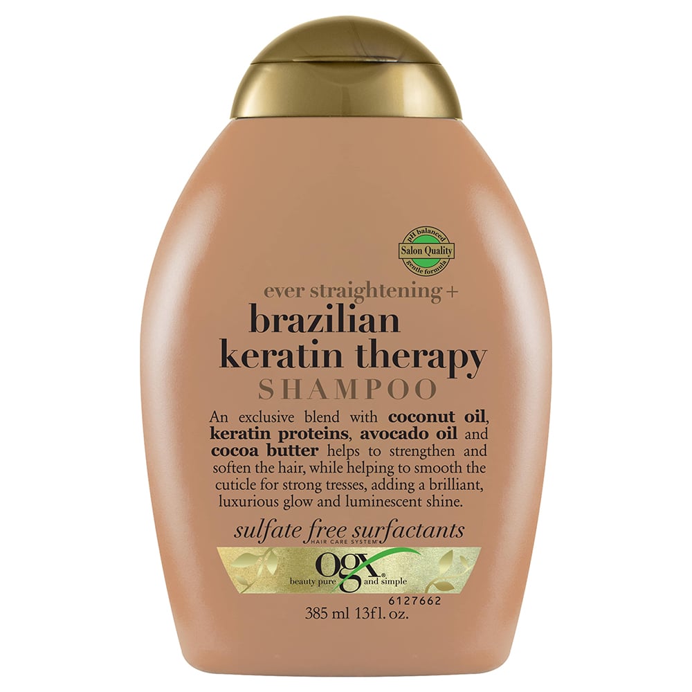 Shampoo Ogx Terapia De Keratina Brasileña 385 Ml