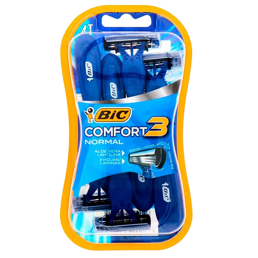 Afeitadora Bic Comfort Normal 4 Unidades