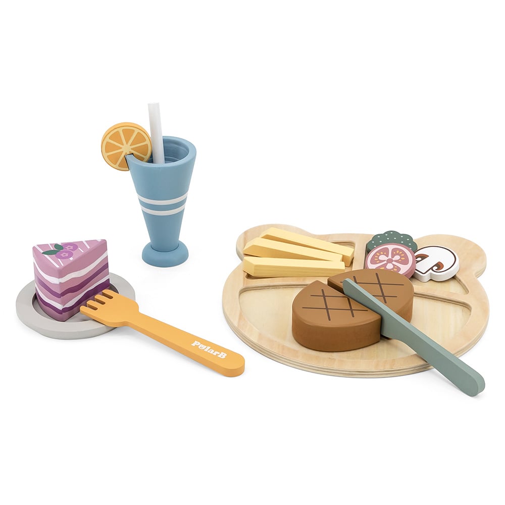 Set Polar B Lunch Juego De Madera