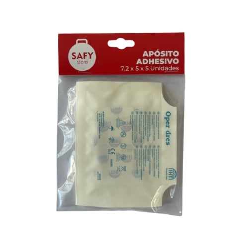 Apósitos Adhesivo Operdress Safy 7x5cm 5 Unidades