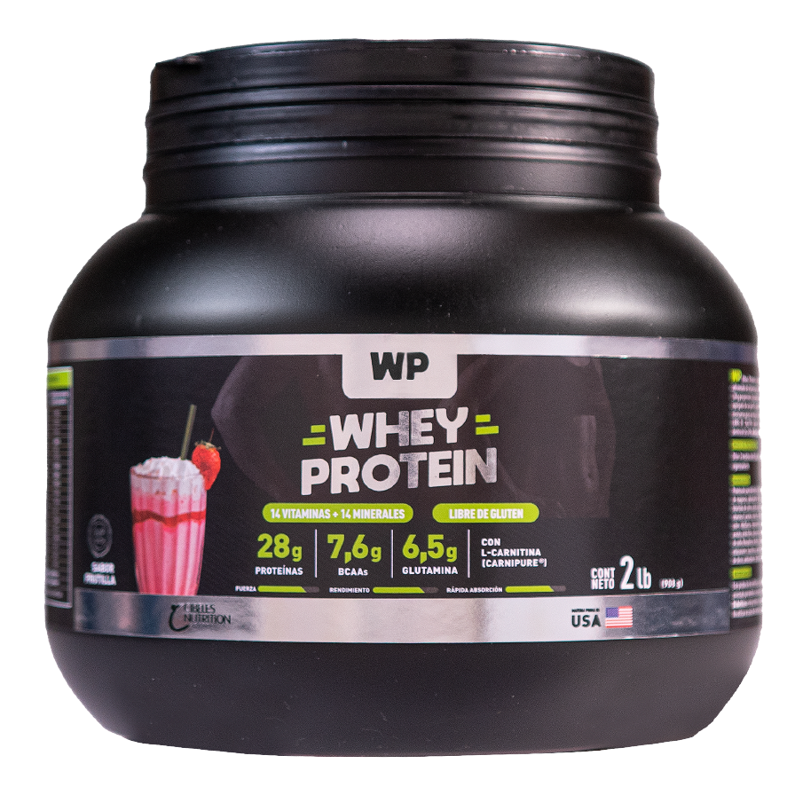 Suplemento Whey Protein Wp Frutilla 930 G