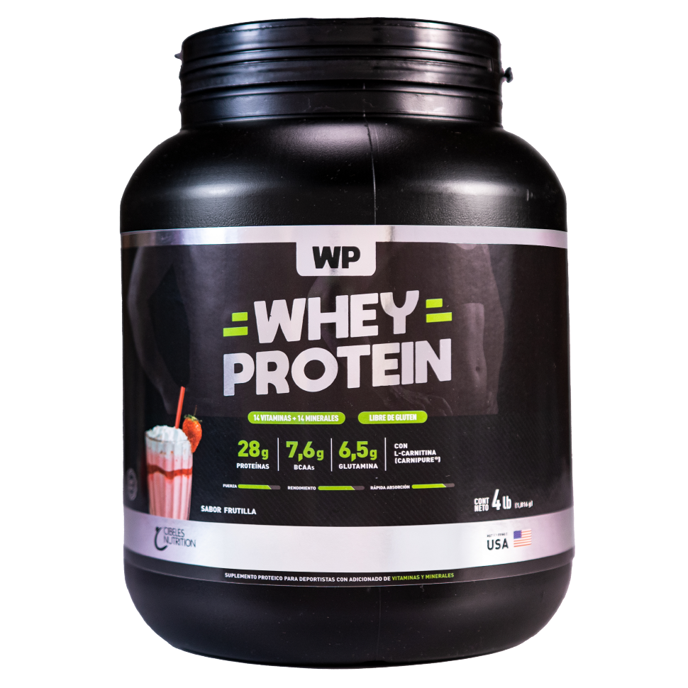 Suplemento Whey Protein Wp Frutilla 1.8 Kg