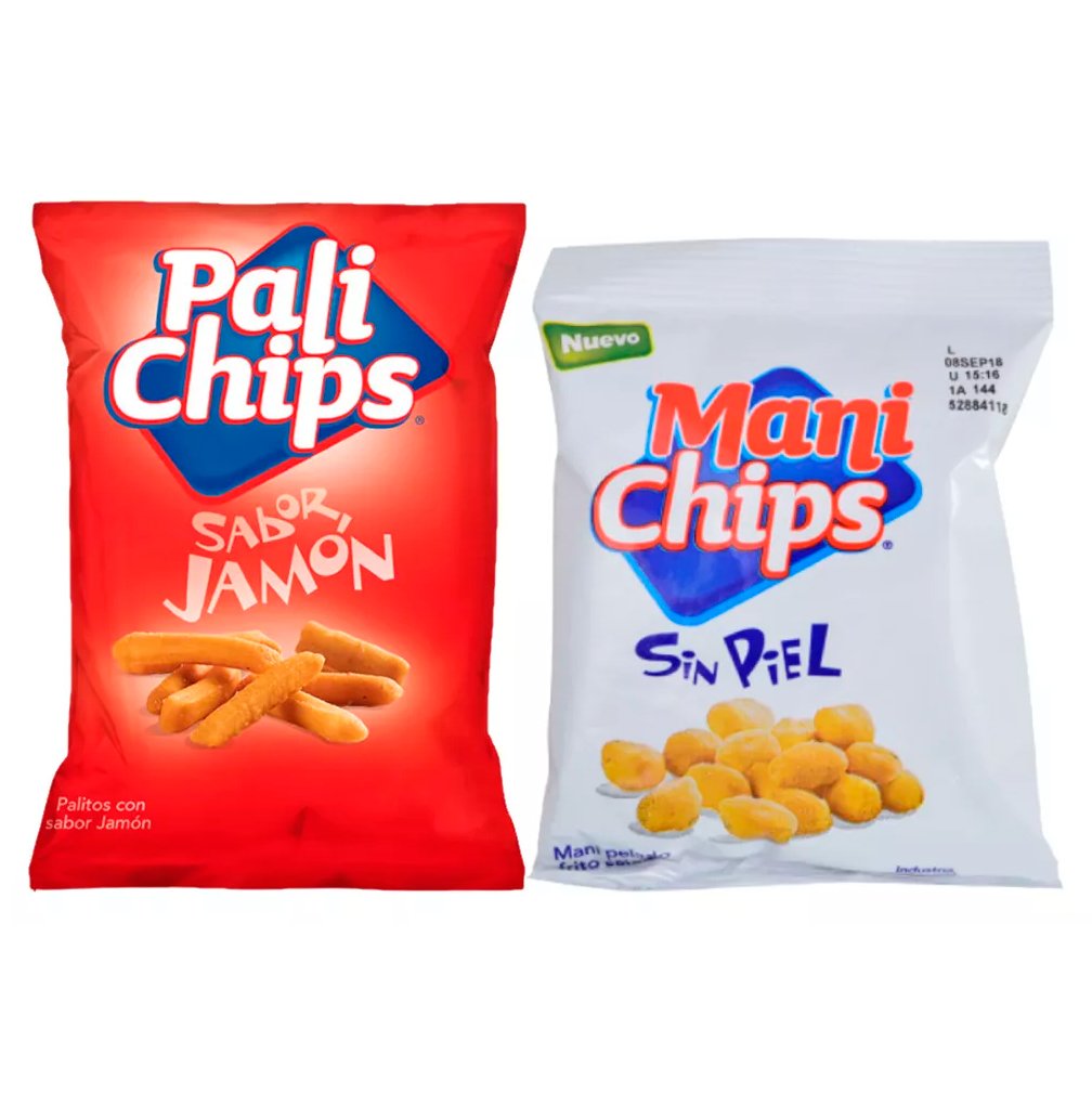 Combo Lays Pali Chips Y Maní 130 G